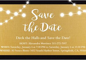 Save the Date Email Template Christmas Party Free Save the Date Invitations and Cards Evite