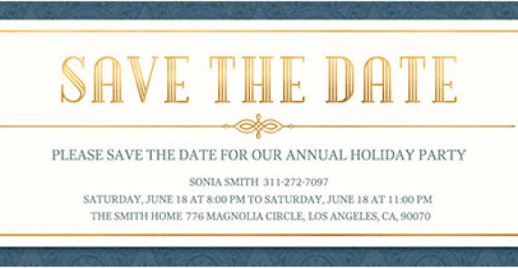 Save the Date Email Template Christmas Party Free Save the Date Invitations and Cards Evite