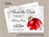 Save the Date Email Template Christmas Party Items Similar to Christmas Party Invitation Save the Date
