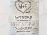 Save the Date Email Template Free Uk Birch Bark Rustic Save the Date Postcards Zazzle Co Uk
