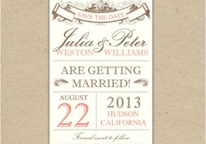 Save the Date Email Template Free Uk Items Similar to Save the Date Custom Printable