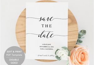 Save the Date Email Template Free Uk Printable Save the Date Template Save the Date Invitation