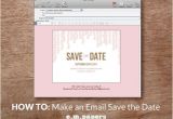 Save the Date Emails Template Diy Wedding Save the Date Email How to E M Papers