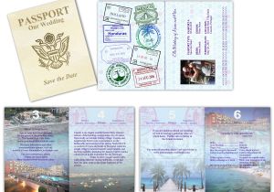 Save the Date Passport Template Cool Wedding Invitation Blog Passport Save the Date