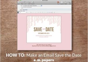 Save the Date Wedding Email Template Free Diy Wedding Save the Date Email How to E M Papers