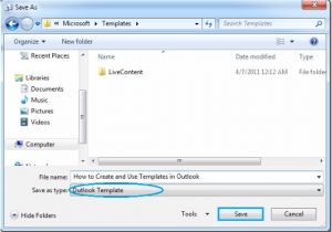 Saving A Template In Outlook How to Create and Use An Outlook Email Template