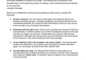 Sba Gov Business Plan Template Sample Sba Business Plan Template 9 Free Documents In