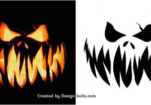 Scary Jack O Lantern Face Template 10 Free Scary Halloween Pumpkin Carving Patterns Stencils