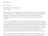 Scholarship Email Template Job Application Rejection Letter Uk
