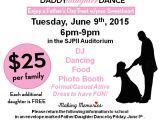 School Dance Flyer Template Daddy Daughter Dance Flyer St John Paul Ii Regional School