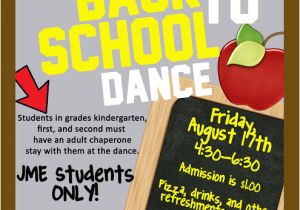 School Dance Flyer Template Joseph Martin Elementary School