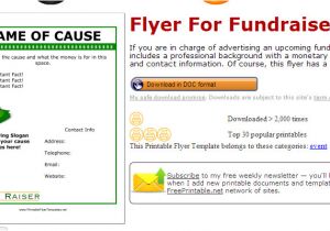 School Fundraiser Flyer Templates 5 Free Fundraiser Flyer Templates Af Templates