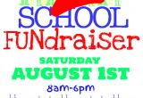 School Fundraiser Flyer Templates Simple Back to School Fundraiser Flyer Poster Template