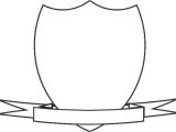 School Shield Template Shield Ribbon Clip Art at Clker Com Vector Clip Art