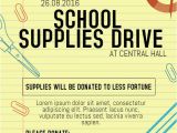 School Supply Drive Flyer Template Free 15 Best Educational Poster Templates Images On Pinterest