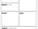 Science Observation Template A Simple Introduction to the Scientific Method with A