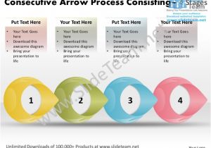 Score.org Business Plan Template Consecutive Arrow Process Consisting 4 Stages Score