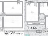Scrapbook Layout Templates 12×12 12×12 Two Page Free Printable Scrapbook Layout