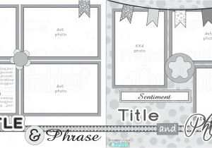 Scrapbook Layout Templates 12×12 12×12 Two Page Free Printable Scrapbook Layout