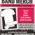 Screen Printing Flyer Templates Band Merch Marketing Flyers for Screen Printers