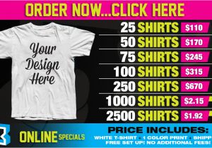 Screen Printing Flyer Templates Bold Shirts Excellent Screen Printing Quality at An