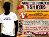 Screen Printing Flyer Templates Screen Printing Idp
