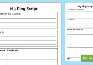 Script Writing Template for Kids Play Script Templates Roleplay Role Play Act Drama