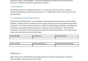 Sdd Template Ieee Sdd Template Ieee software Architectural and Detailed