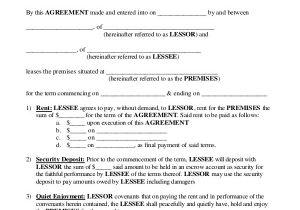 Seasonal Contract Template 20 Residential Rental Agreement Templates Word Pdf