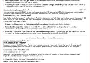 Seasoned Hr Professional Resume Free Executive Resume Sample for Hr Vp Doc 72kb 2