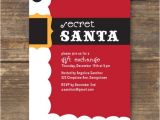 Secret Santa Flyer Templates Secret Santa Party Invitation Diy Printable by