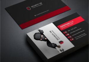 Security Business Card Templates Free Security Team Business Card Business Card Templates