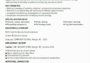 Security Guard Resume format In Word 35 Most Desirable Entry Level Security Guard Resume Sample