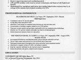 Security Guard Resume format In Word Security Guard Resume Sample Writing Tips Resume Companion