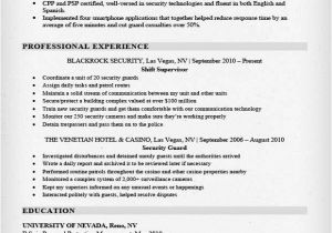 Security Guard Resume format In Word Security Guard Resume Sample Writing Tips Resume Companion