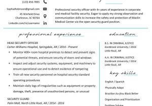 Security Guard Resume format In Word Security Guard Resume Sample Writing Tips Resume Genius