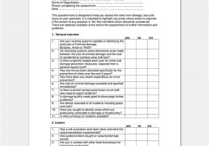 Security Guard Risk assessment Template Security assessment Template 18 Word Excel Pdf format