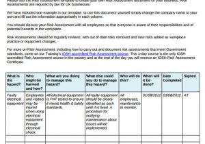 Security Guard Risk assessment Template Security Guard Risk assessment Template 51 Elegant