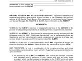 Security Services Contract Template Gsisi Contract Of Security Services