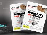 Self Defense Flyer Template Woman 39 S Self Defense Flyer Templates by Kinzi21 Graphicriver