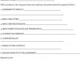 Self Employed Cleaner Contract Template Employee Agreement is A Contract Between An Employer and
