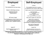 Self Employed Contract Template Uk Taxation Cada West