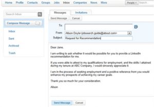 Send An Email Message Based On A Template Best formats for Sending Job Search Emails formats Job