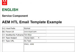 Send An Email Message Based On A Template Creating Adobe Experience Manager Htl Components that Send