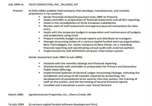 Senior Accountant Resume format In Word 36 Accountant Resume Samples