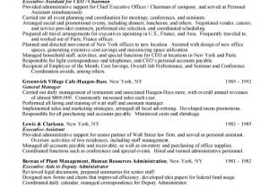 Senior Executive assistant Resumes Samples Administrative assistant Cover Letter Examples Free
