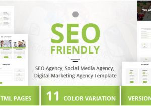 Seo Friendly HTML Template Seo Friendly Seo Agency social Media Agency Digital