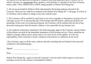 Server Hosting Contract Template Hosting Agreement Template 13 Free Word Pdf format