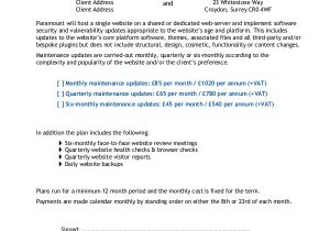 Server Hosting Contract Template Hosting Agreement Template 13 Free Word Pdf format