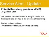 Server Maintenance Email Template It Outage Notification Templates at towers Watson Snapcomms